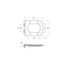 Унитаз-компакт BELBAGNO ROMANO-TOR BB2803CP/T-TOR/SC